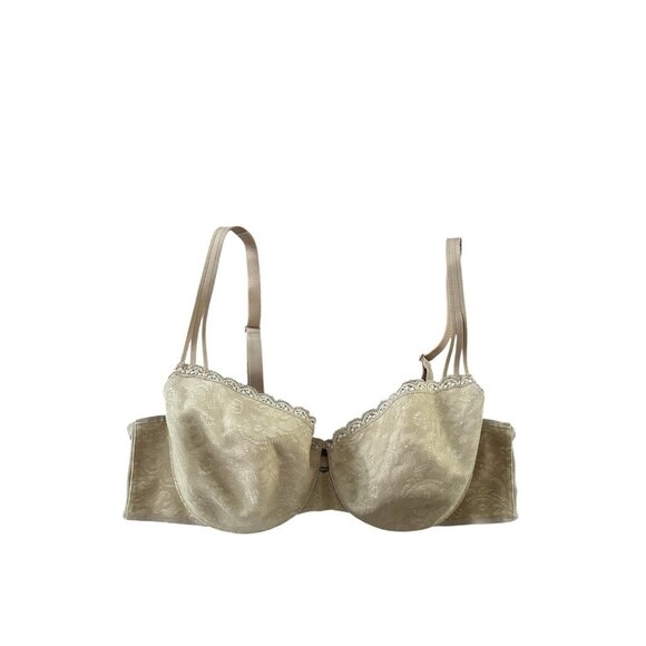 Soma Bra Tan Enticing Lift Balconet Underwire Balconette Stretch 38C - Picture 1 of 11